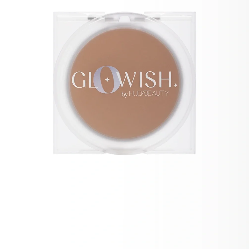 NWT HUDA BEAUTY GloWish Luminous Pressed Powder IN TAN 08 - Picture 4 of 5